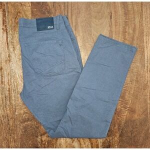Brax Chuck Hi-Flex Pants Mens 36x34 Slate Blue Slim Fit Stretch Chino Casual